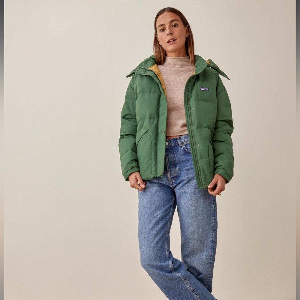 NWOT GREEN Patagonia Women's Downdrift Jacket